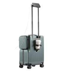 Front open suitcase