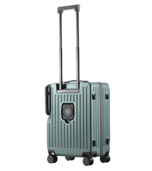 Front open suitcase
