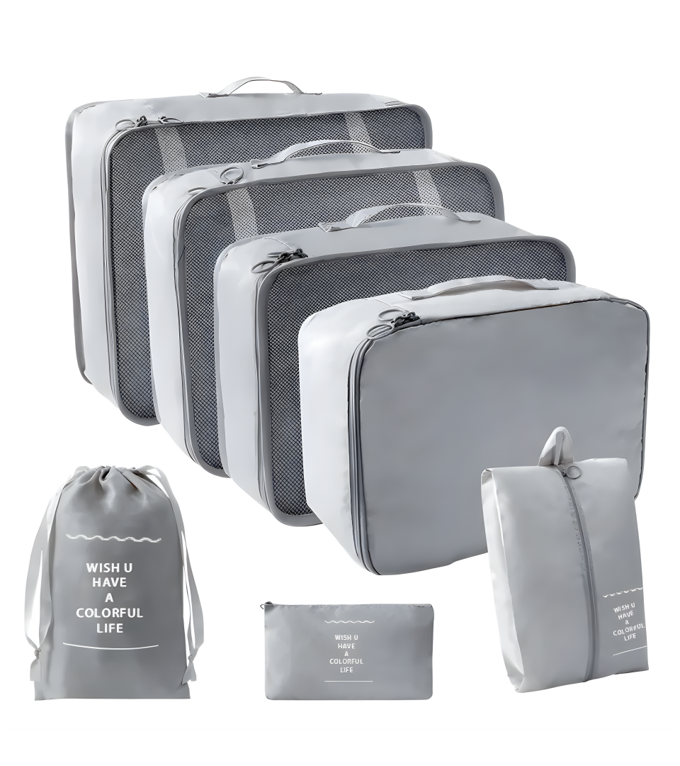 7 pcs travel bag set