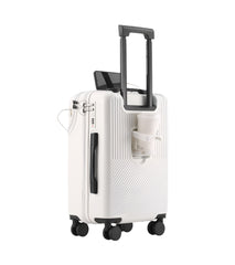 Front open suitcase