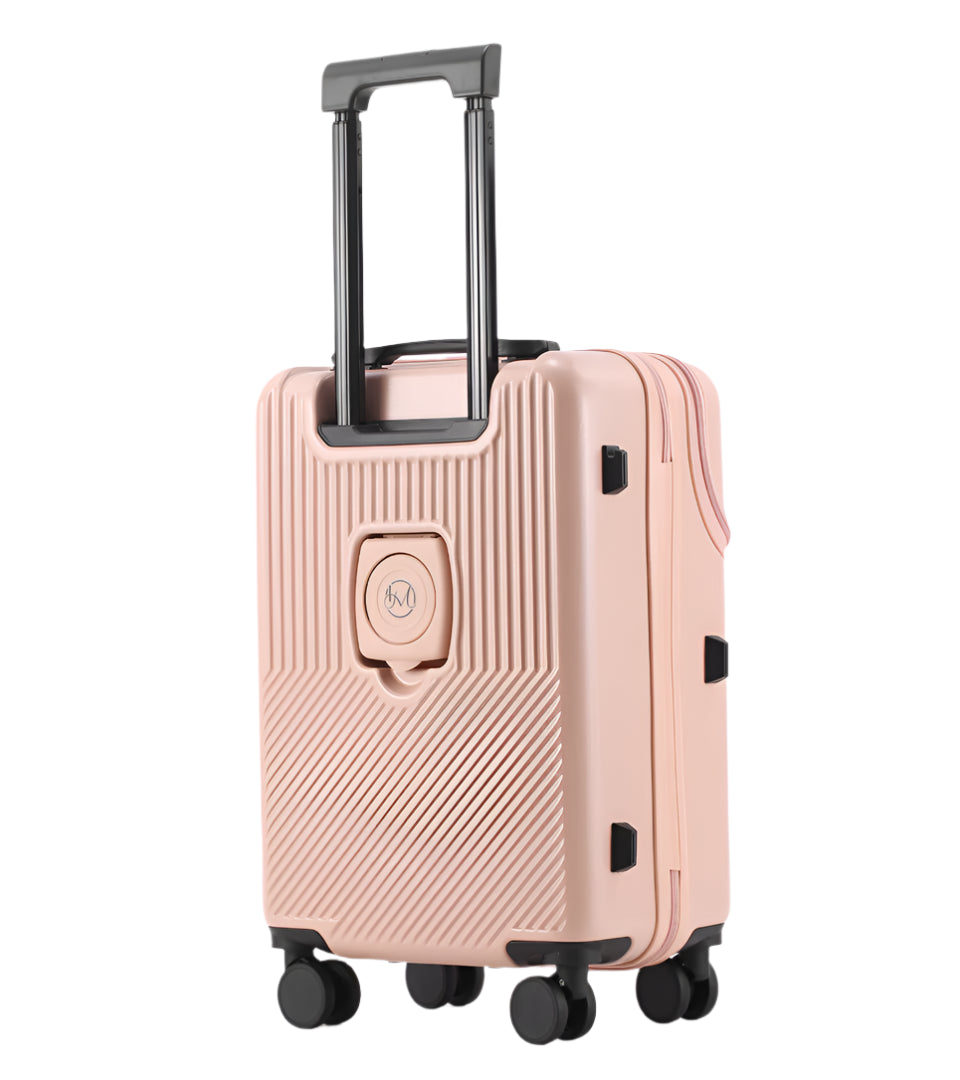 Front open suitcase